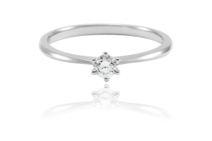 Moon Diamonds 50-00002-1255F Gymnt Kves Arany 14K Eljegyzsi Gyr
