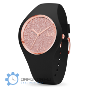 Ice Watch ICE glitter - Black Rose-Gold ni karra (40 mm)