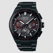 Seiko Astron Redshift GPS Solar 5X Dual-Time Limited Edition Frfi karra