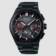 Seiko Astron Redshift GPS Solar 5X Dual-Time Limited Edition Frfi karra