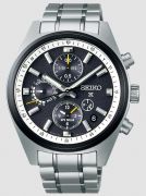 Seiko GPS Solar Chronograph Speedtimer in White Silver Frfi karra